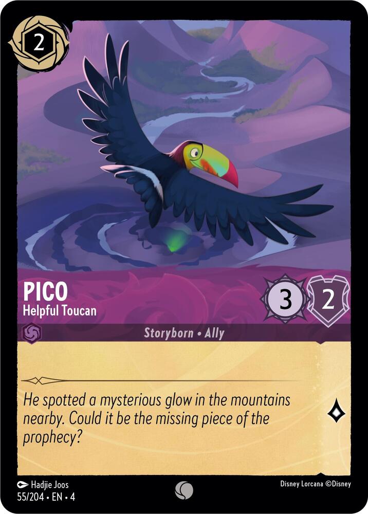 Pico Helpful Toucan 55/204 (Ursula's Return)  - Cold Foil | Good Games Adelaide SA