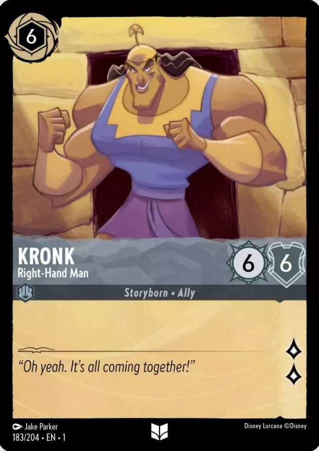 Kronk Right Hand Man 183/204 (The First Chapter)  | Good Games Adelaide SA
