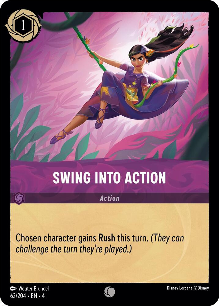 Swing into Action 62/204 (Ursula's Return)  - Cold Foil | Good Games Adelaide SA