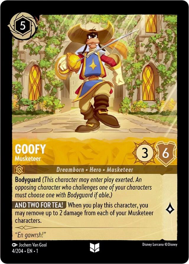 Goofy Musketeer 4/204 (The First Chapter)  | Good Games Adelaide SA