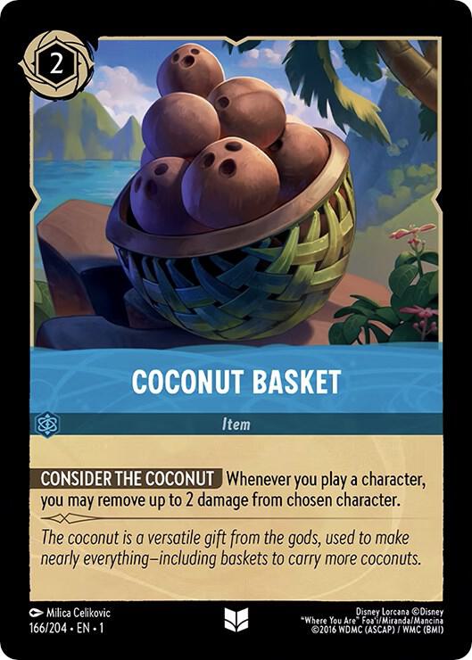 Coconut Basket 166/204 (The First Chapter)  - Cold Foil | Good Games Adelaide SA