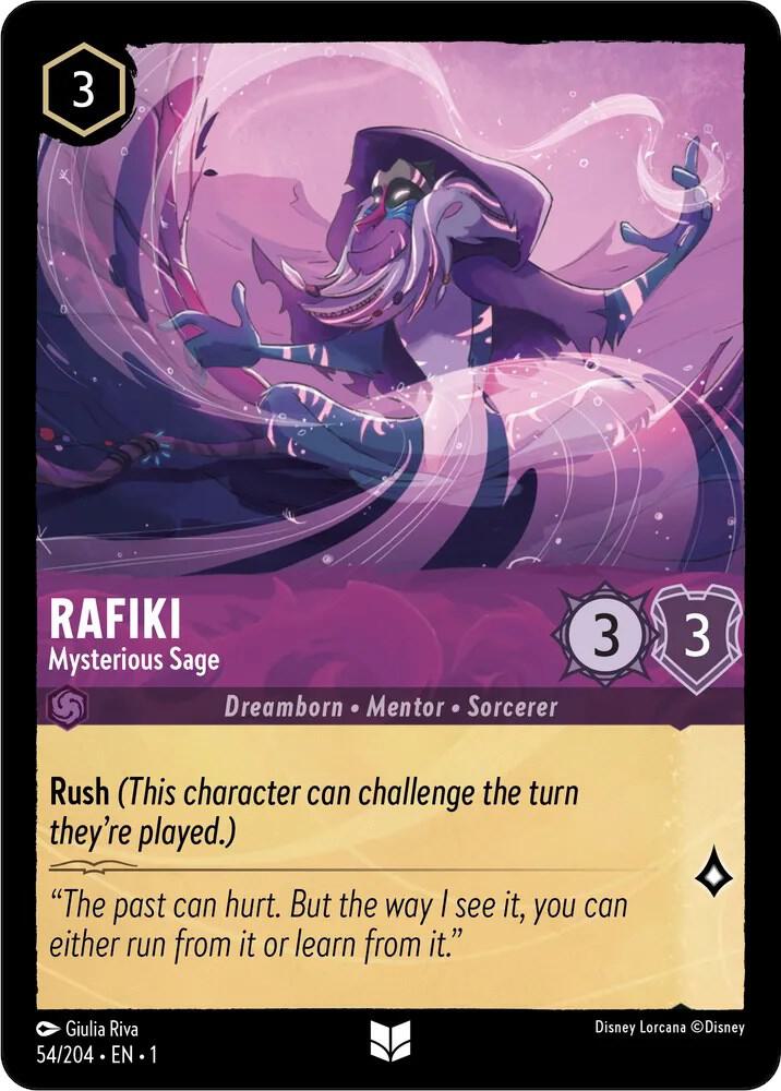 Rafiki Mysterious Sage 54/204 (The First Chapter)  | Good Games Adelaide SA