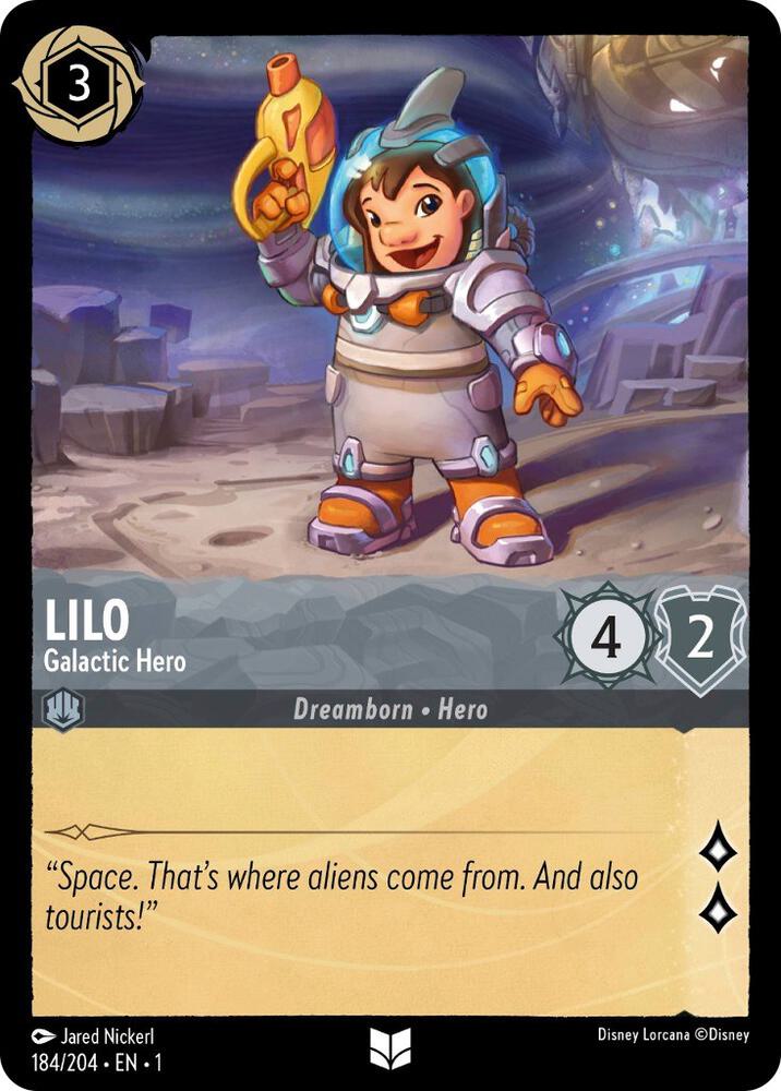 Lilo Galactic Hero 184/204 (The First Chapter)  | Good Games Adelaide SA