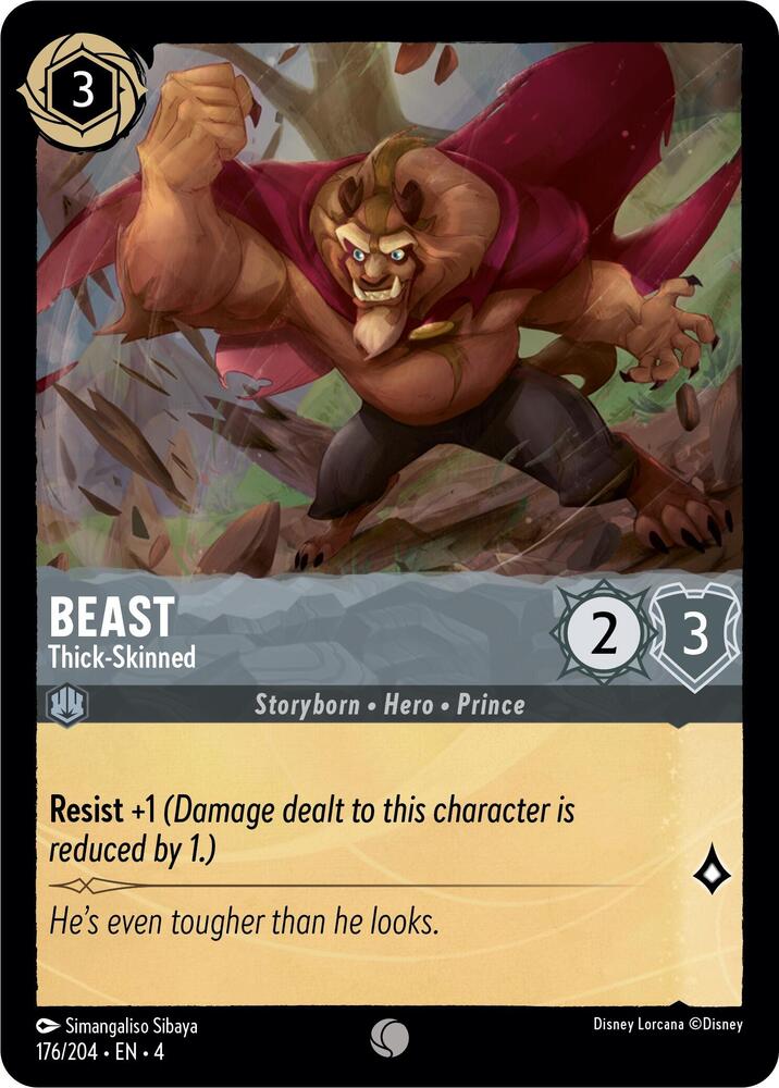 Beast Thick Skinned 176/204 (Ursula's Return)  - Cold Foil | Good Games Adelaide SA