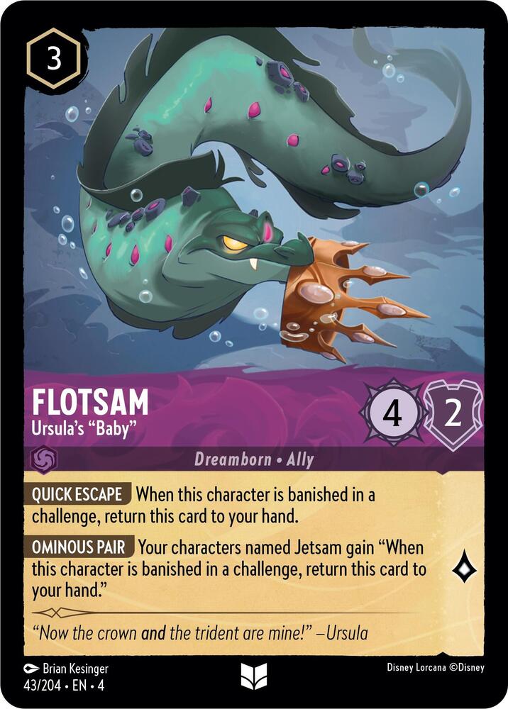 Flotsam Ursulas Baby 43/204 (Ursula's Return)  | Good Games Adelaide SA