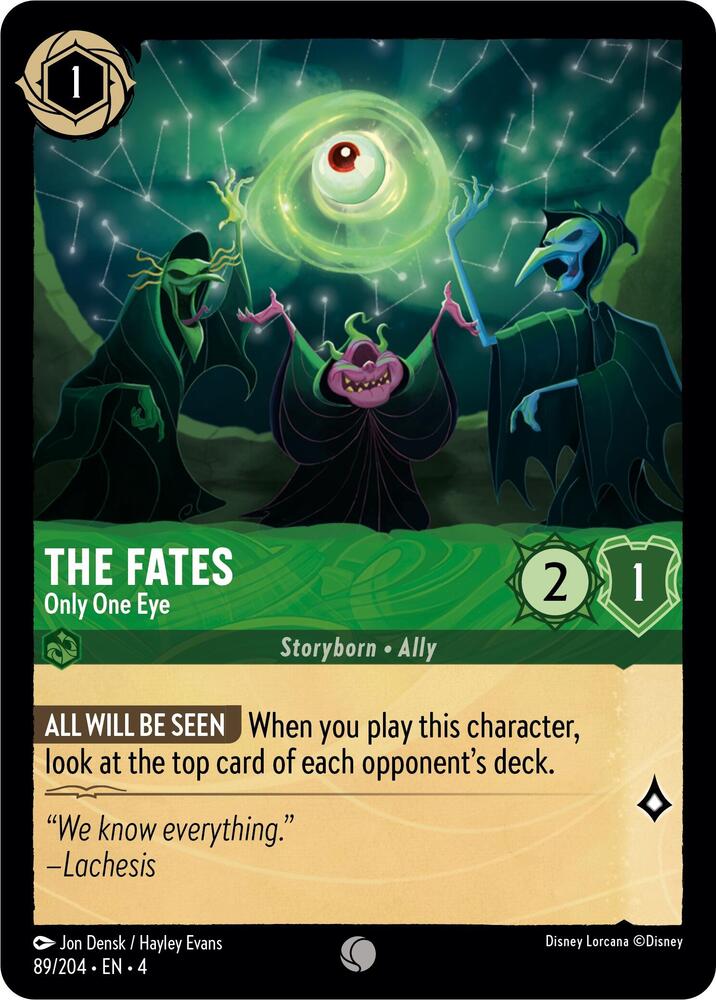 The Fates Only One Eye 89/204 (Ursula's Return)  - Cold Foil | Good Games Adelaide SA