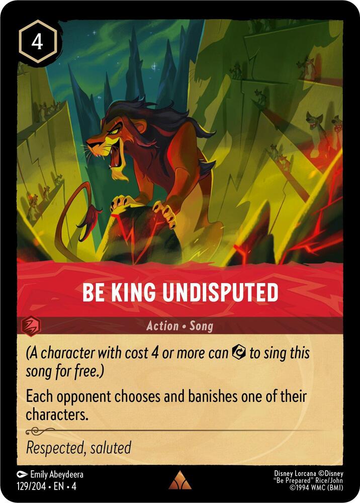 Be King Undisputed 129/204 (Ursula's Return)  | Good Games Adelaide SA
