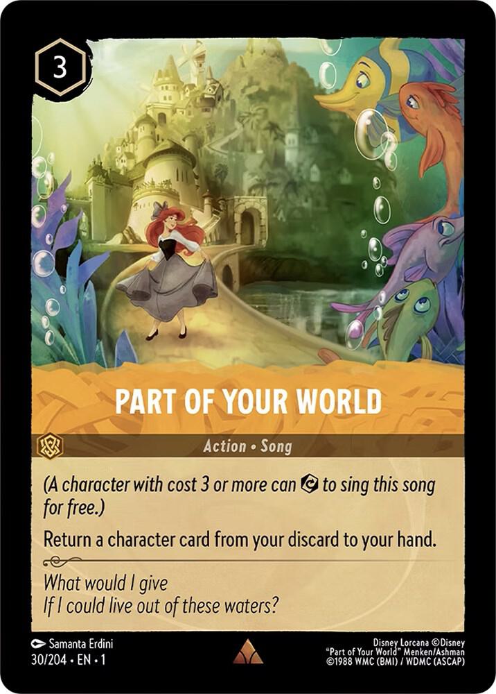 Part of Your World 30/204 (The First Chapter)  - Cold Foil | Good Games Adelaide SA