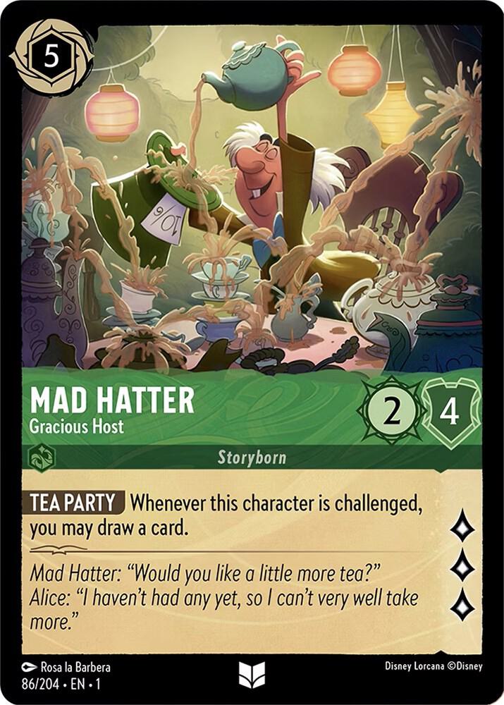 Mad Hatter Gracious Host 86/204 (The First Chapter)  | Good Games Adelaide SA