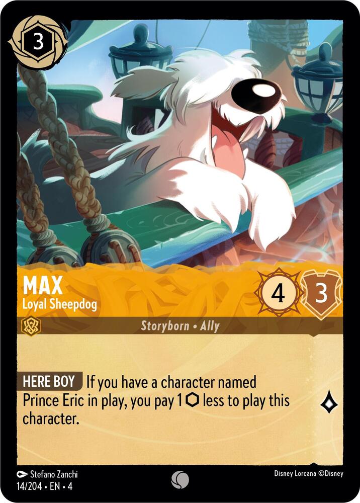 Max Loyal Sheepdog 14/204 (Ursula's Return)  - Cold Foil | Good Games Adelaide SA