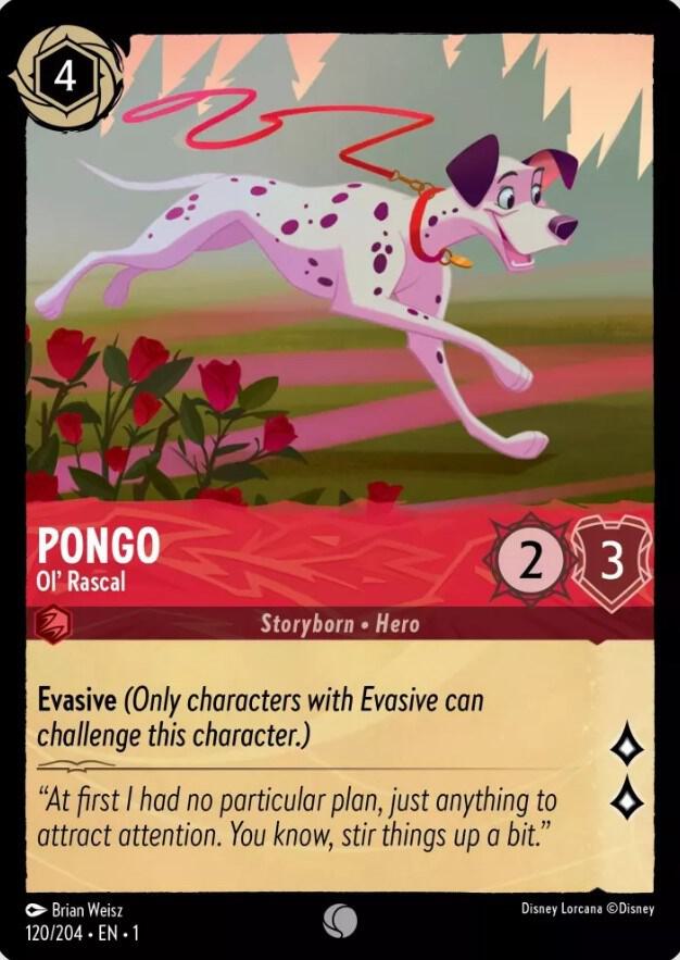 Pongo Ol Rascal 120/204 (The First Chapter)  | Good Games Adelaide SA