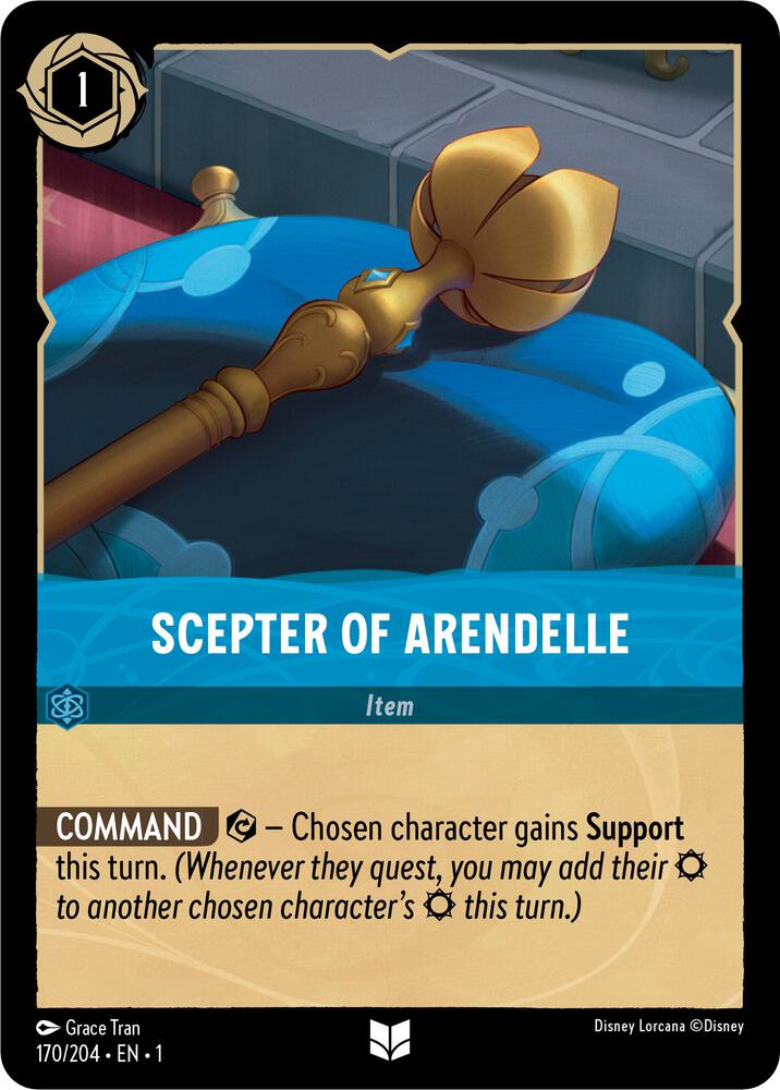 Scepter of Arendelle 170/204 (The First Chapter)  - Cold Foil | Good Games Adelaide SA