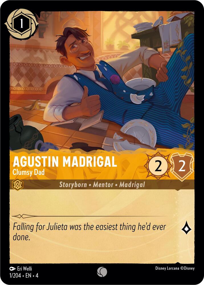 Agustin Madrigal Clumsy Dad 1/204 (Ursula's Return)  - Cold Foil | Good Games Adelaide SA