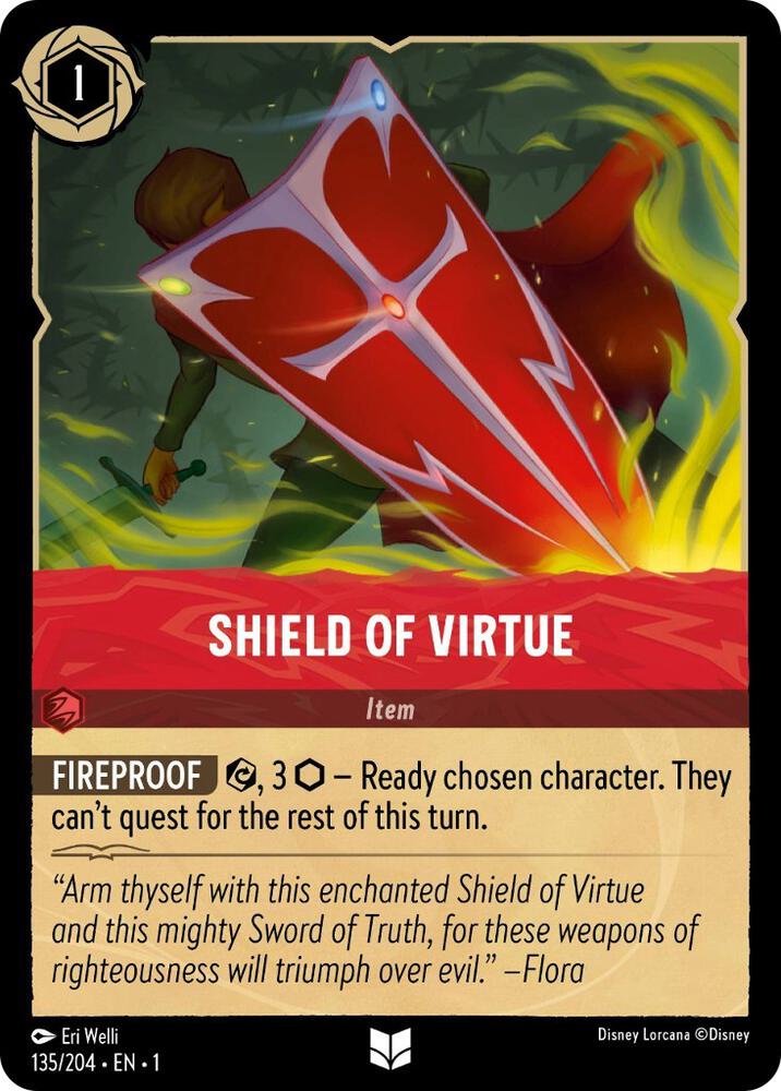 Shield of Virtue 135/204 (The First Chapter)  | Good Games Adelaide SA