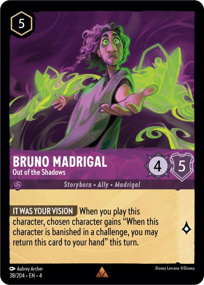 Bruno Madrigal Out of the Shadows 38/204 (Ursula's Return)  - Cold Foil | Good Games Adelaide SA