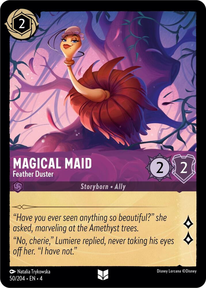 Magical Maid Feather Duster 50/204 (Ursula's Return)  | Good Games Adelaide SA
