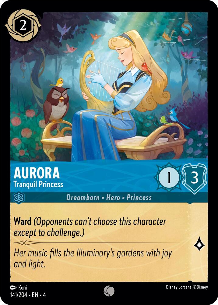 Aurora Tranquil Princess 141/204 (Ursula's Return)  - Cold Foil | Good Games Adelaide SA