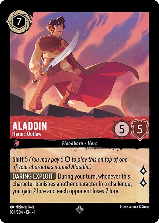 Aladdin Heroic Outlaw 104/204 (The First Chapter)  | Good Games Adelaide SA