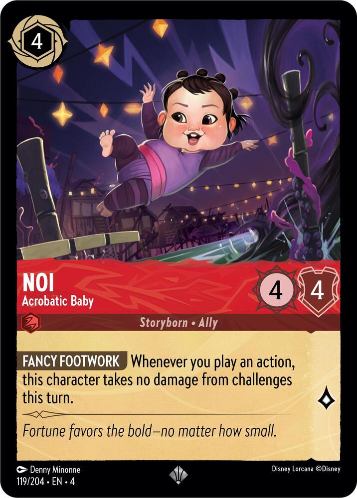 Noi Acrobatic Baby 119/204 (Ursula's Return)  - Cold Foil | Good Games Adelaide SA