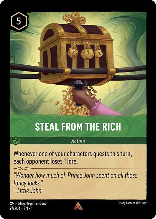 Steal From The Rich 97/204 (The First Chapter)  - Cold Foil | Good Games Adelaide SA