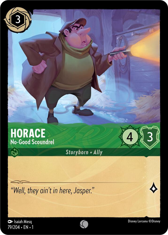 Horace No Good Scoundrel 79/204 (The First Chapter)  | Good Games Adelaide SA