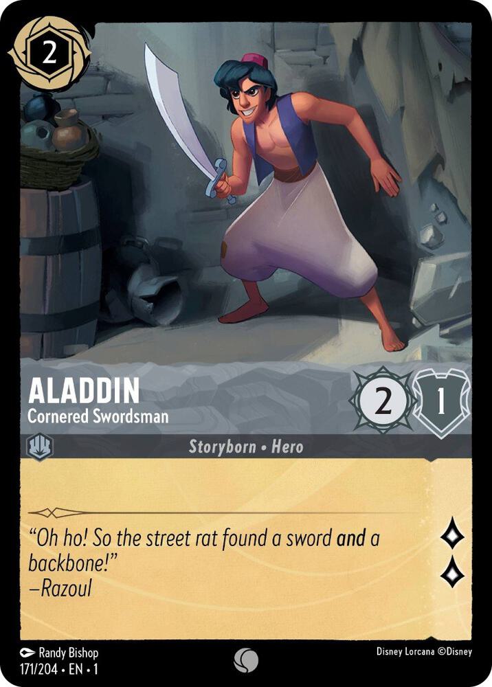 Aladdin Cornered Swordsman 171/204 (The First Chapter)  | Good Games Adelaide SA