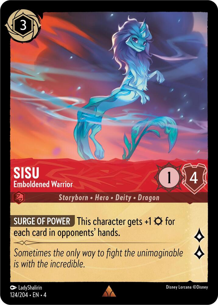 Sisu Emboldened Warrior 124/204 (Ursula's Return)  - Cold Foil | Good Games Adelaide SA