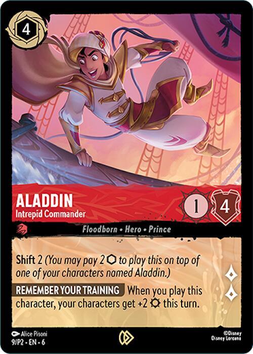 Aladdin Intrepid Commander 9 (Disney Lorcana Promo Cards)  - Cold Foil | Good Games Adelaide SA