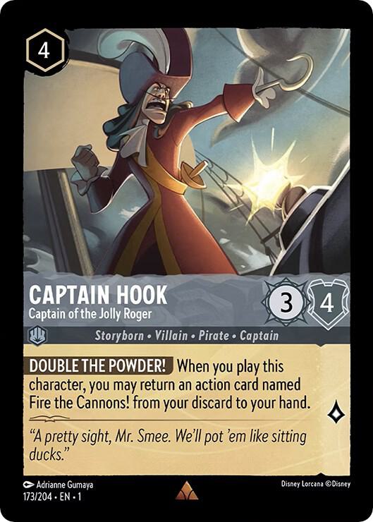 Captain Hook Captain of the Jolly Roger 173/204 (The First Chapter)  | Good Games Adelaide SA