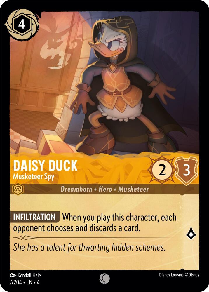 Daisy Duck Musketeer Spy 7/204 (Ursula's Return)  | Good Games Adelaide SA