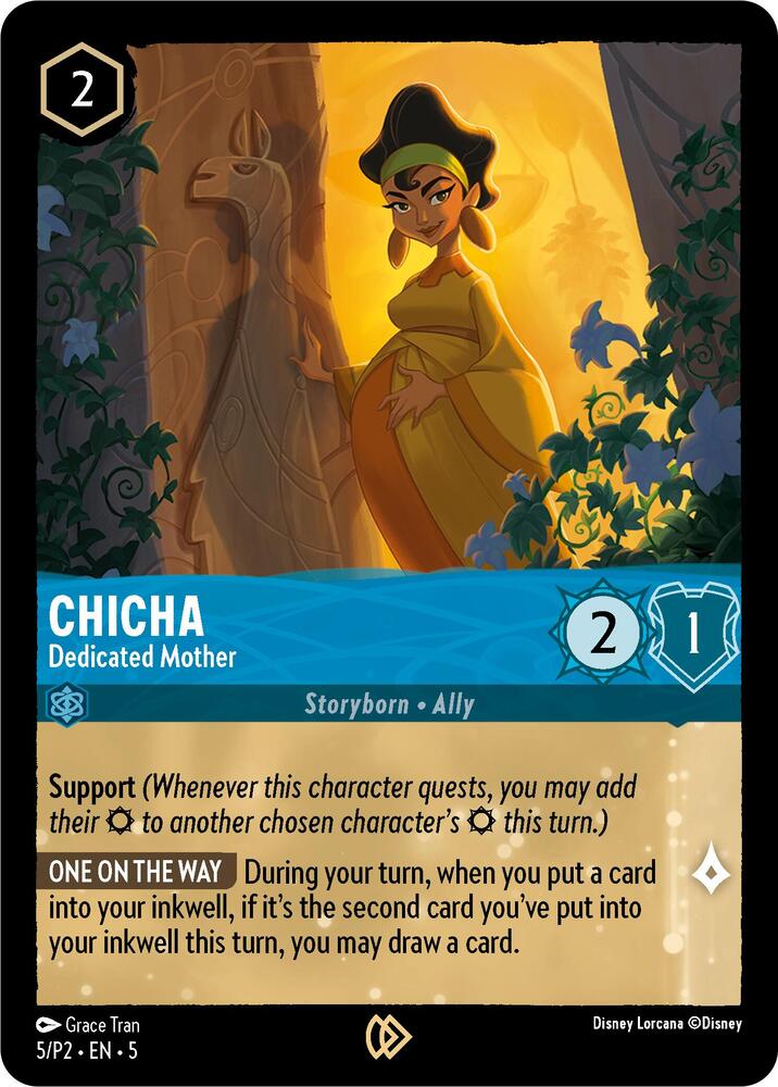 Chicha Dedicated Mother 5 (Disney Lorcana Promo Cards)  - Cold Foil | Good Games Adelaide SA