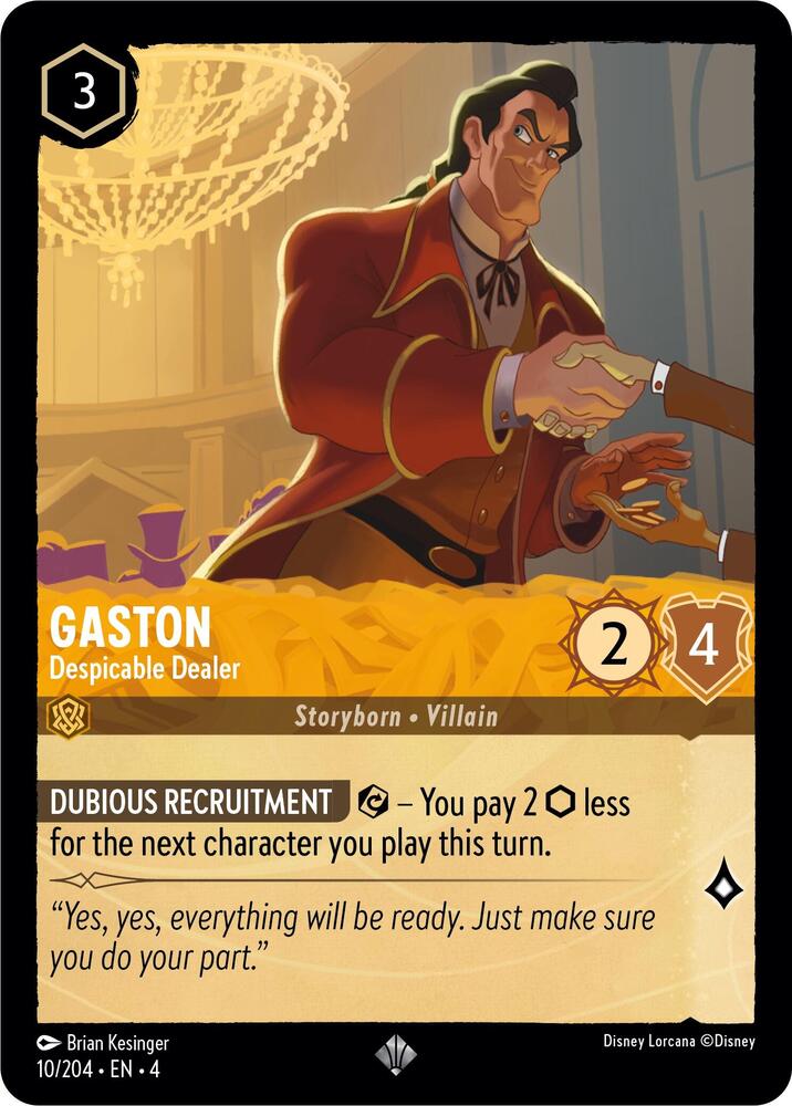 Gaston Despicable Dealer 10/204 (Ursula's Return)  | Good Games Adelaide SA