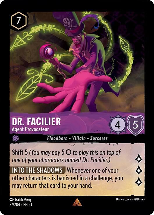 Dr Facilier Agent Provocateur 37/204 (The First Chapter)  | Good Games Adelaide SA