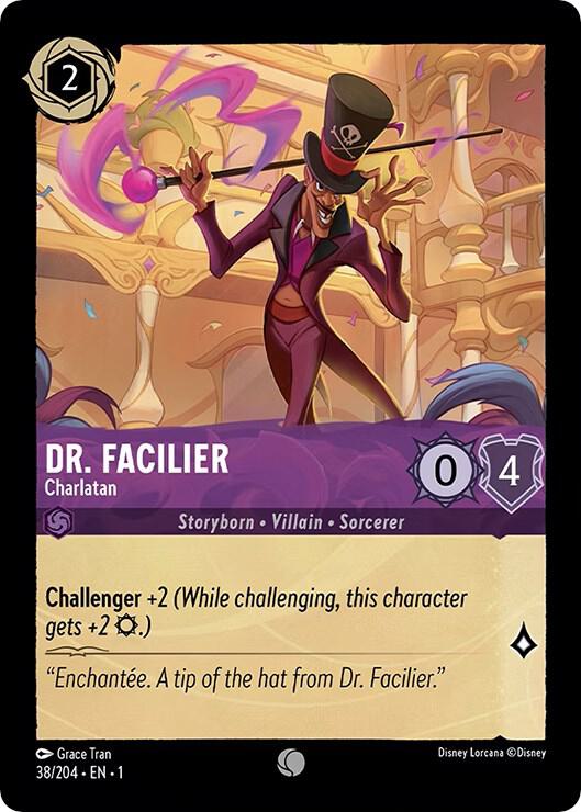 Dr Facilier Charlatan 38/204 (The First Chapter)  | Good Games Adelaide SA