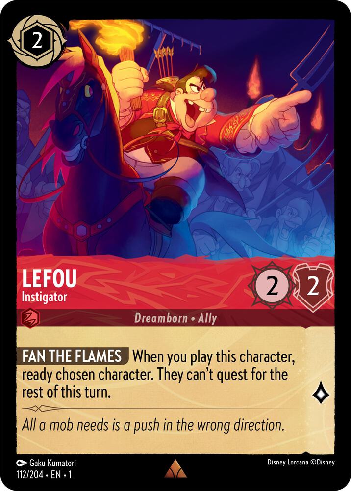 Lefou Instigator 112/204 (The First Chapter)  - Cold Foil | Good Games Adelaide SA