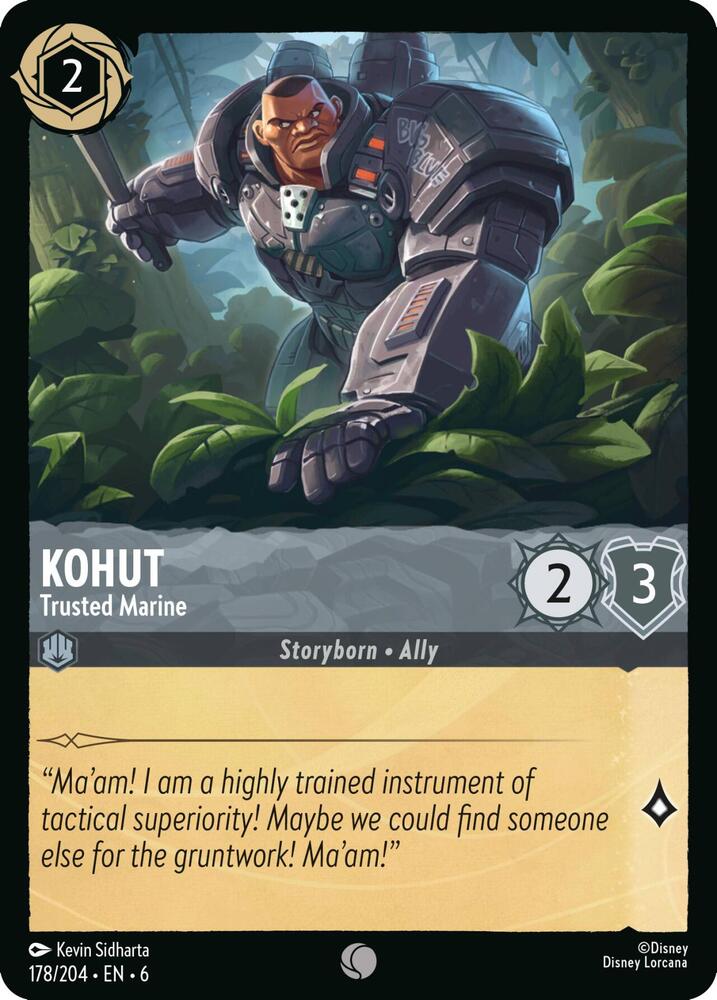 Kohut Trusted Marine 178/204 (Azurite Sea)  - Cold Foil | Good Games Adelaide SA
