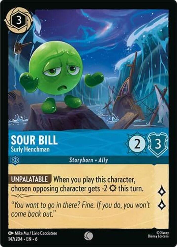 Sour Bill Surly Henchman 147/204 (Azurite Sea)  - Cold Foil | Good Games Adelaide SA