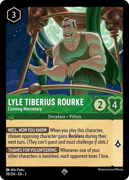Lyle Tiberius Rourke Cunning Mercenary 78/204 (Into the Inklands)  | Good Games Adelaide SA