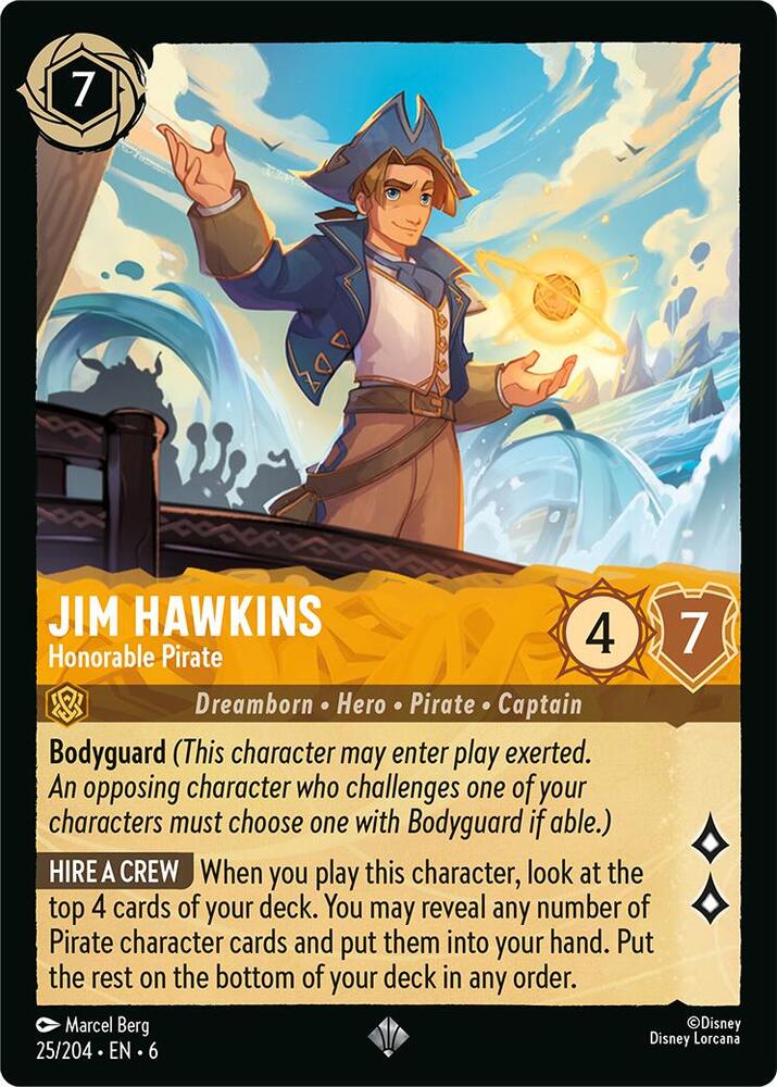 Jim Hawkins Honorable Pirate 25/204 (Azurite Sea)  | Good Games Adelaide SA