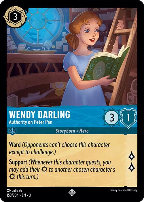 Wendy Darling Authority on Peter Pan 158/204 (Into the Inklands)  | Good Games Adelaide SA