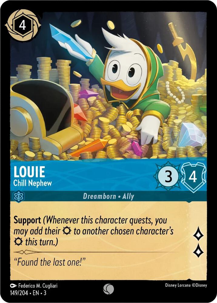 Louie Chill Nephew 149/204 (Into the Inklands)  | Good Games Adelaide SA