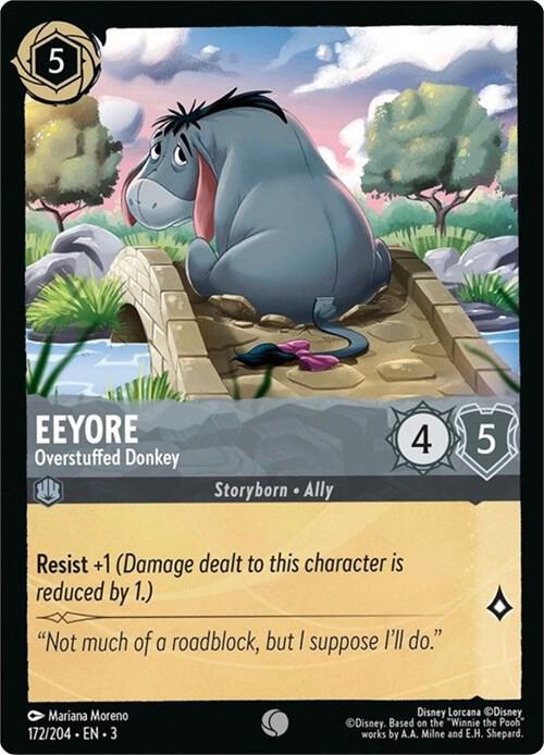 Eeyore Overstuffed Donkey 172/204 (Into the Inklands)  - Cold Foil | Good Games Adelaide SA