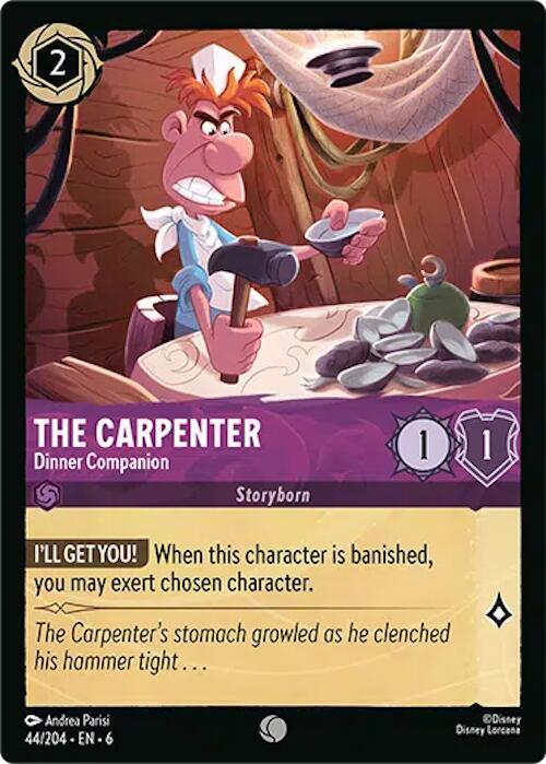 The Carpenter Dinner Companion 44/204 (Azurite Sea)  - Cold Foil | Good Games Adelaide SA