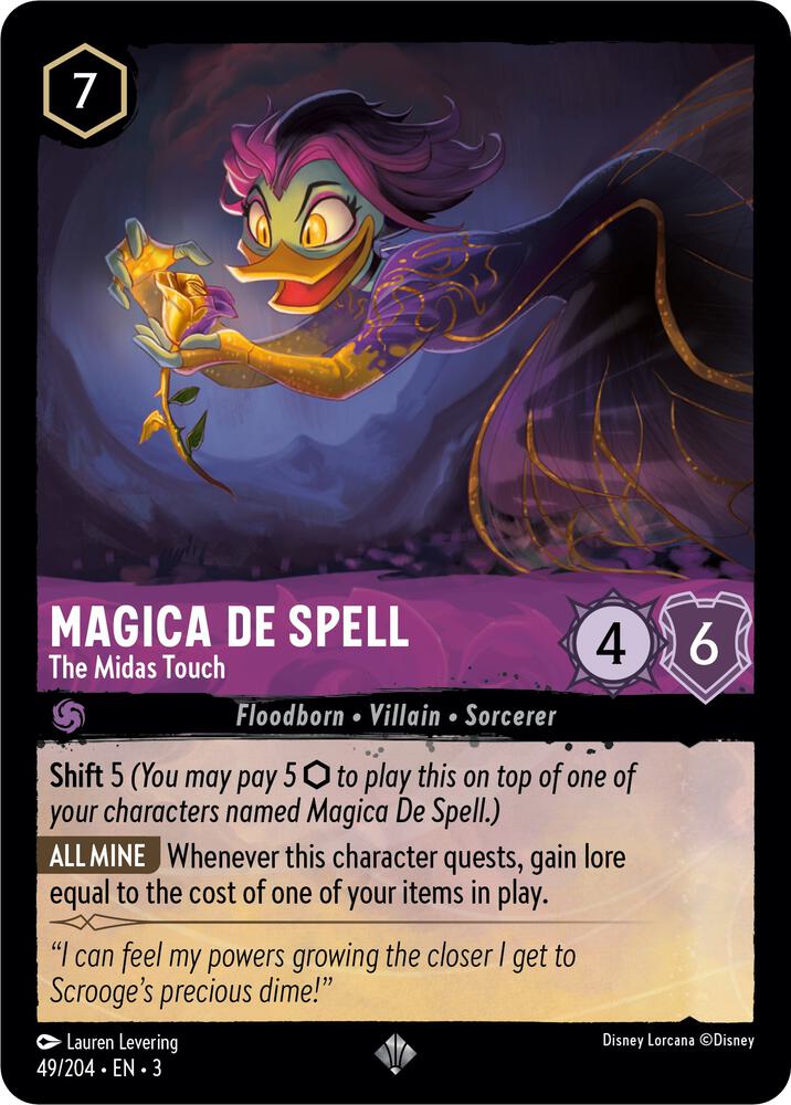 Magica De Spell The Midas Touch 49/204 (Into the Inklands)  | Good Games Adelaide SA
