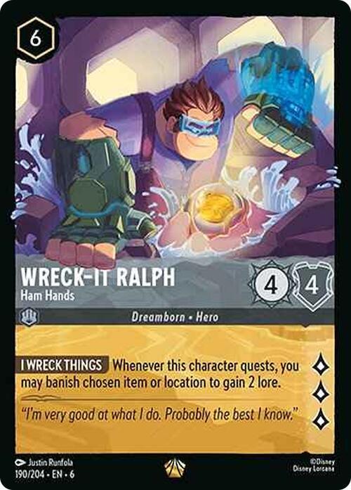Wreck It Ralph Ham Hands 190/204 (Azurite Sea)  | Good Games Adelaide SA