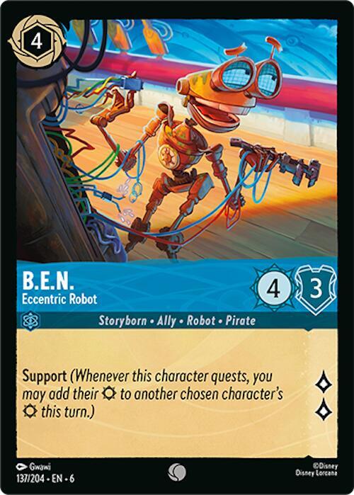 BEN Eccentric Robot 137/204 (Azurite Sea)  | Good Games Adelaide SA