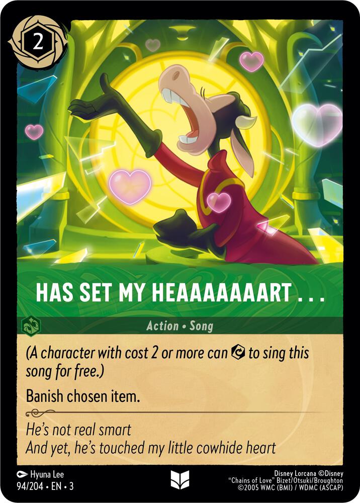 Has Set My Heaaaaaaart 94/204 (Into the Inklands)  - Cold Foil | Good Games Adelaide SA