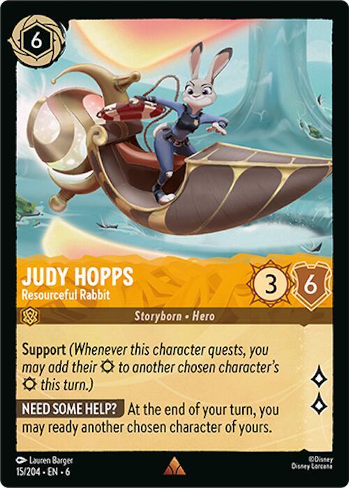 Judy Hopps Resourceful Rabbit 15/204 (Azurite Sea)  | Good Games Adelaide SA