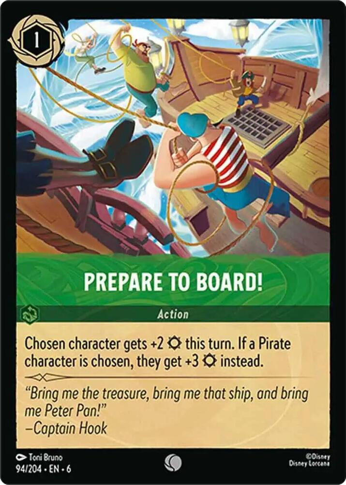 Prepare to Board 94/204 (Azurite Sea)  - Cold Foil | Good Games Adelaide SA