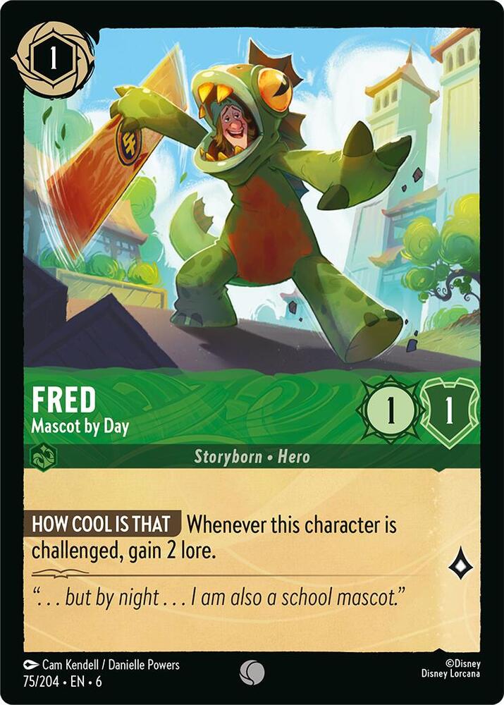 Fred Mascot by Day 75/204 (Azurite Sea)  - Cold Foil | Good Games Adelaide SA